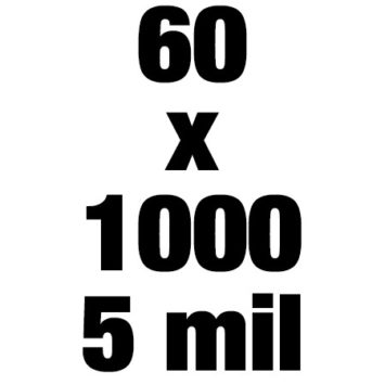 60x1000 5mil