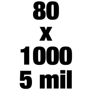 80x1000 5mil