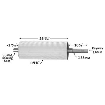K494 MCHPF MCHPR Fiber Chrome KP Roll