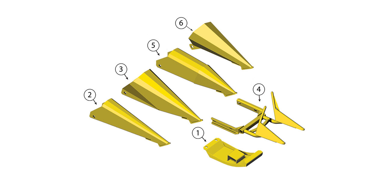 330 684 Crop Divider Assembly