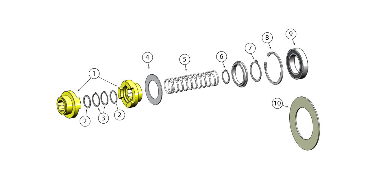 345 345360 696 710 Coupler Assembly