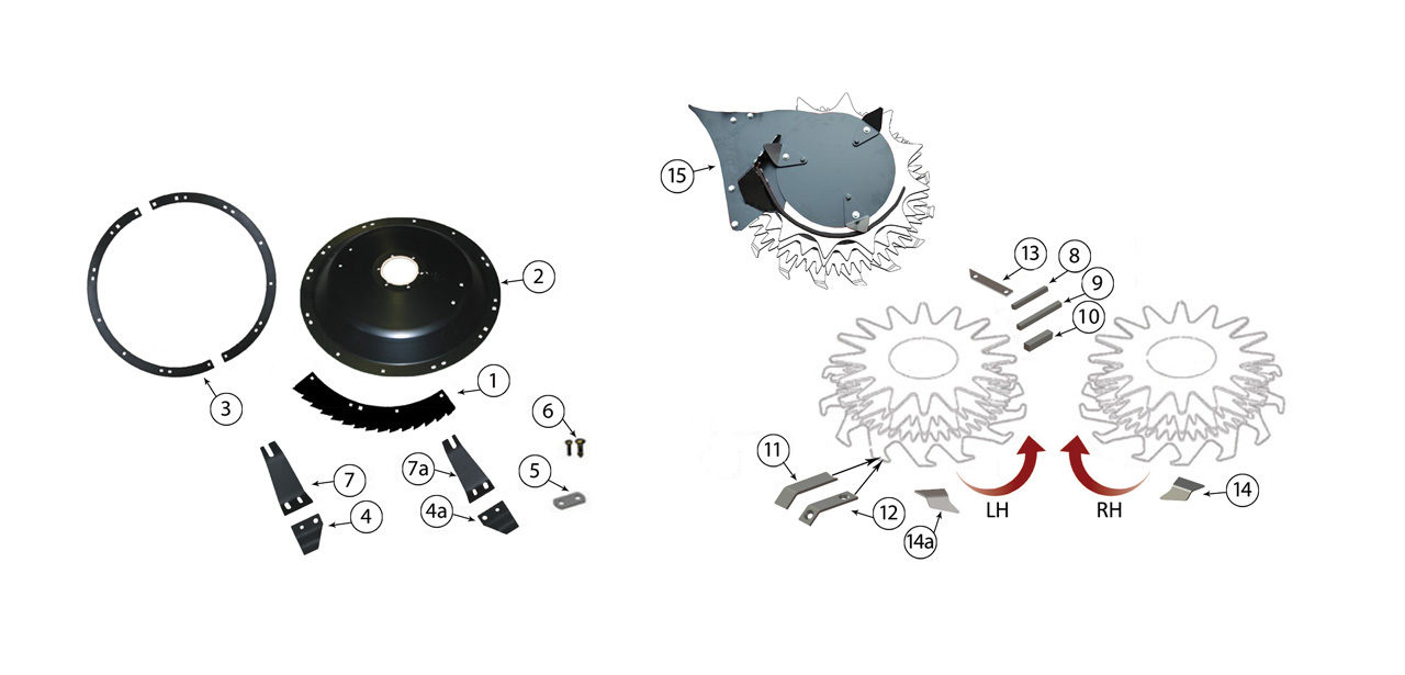 345 686 Small Drum Rotary Heads