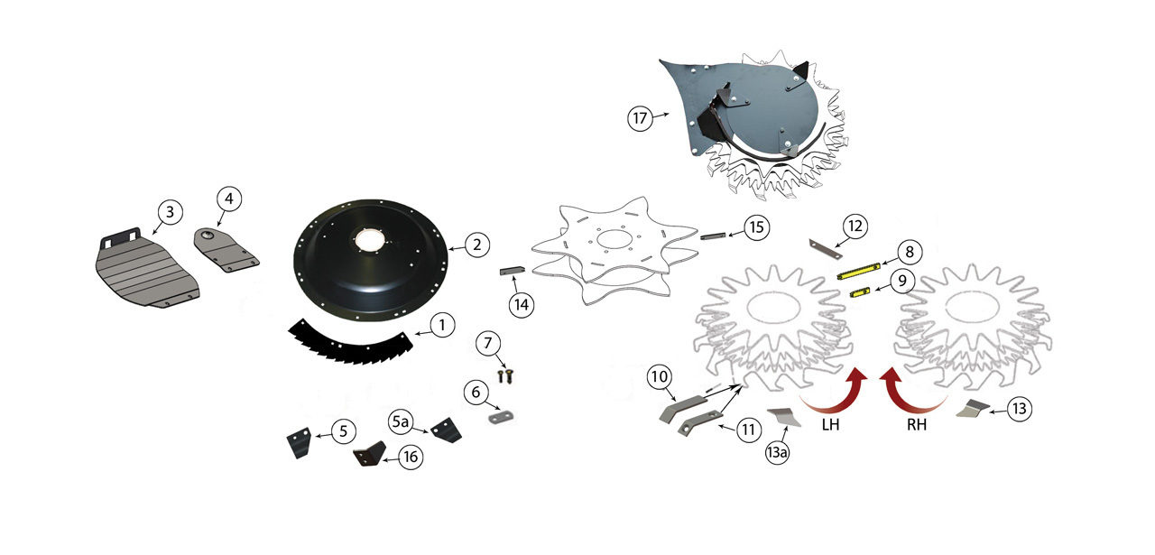 345 plus Small Drum Rotary Heads