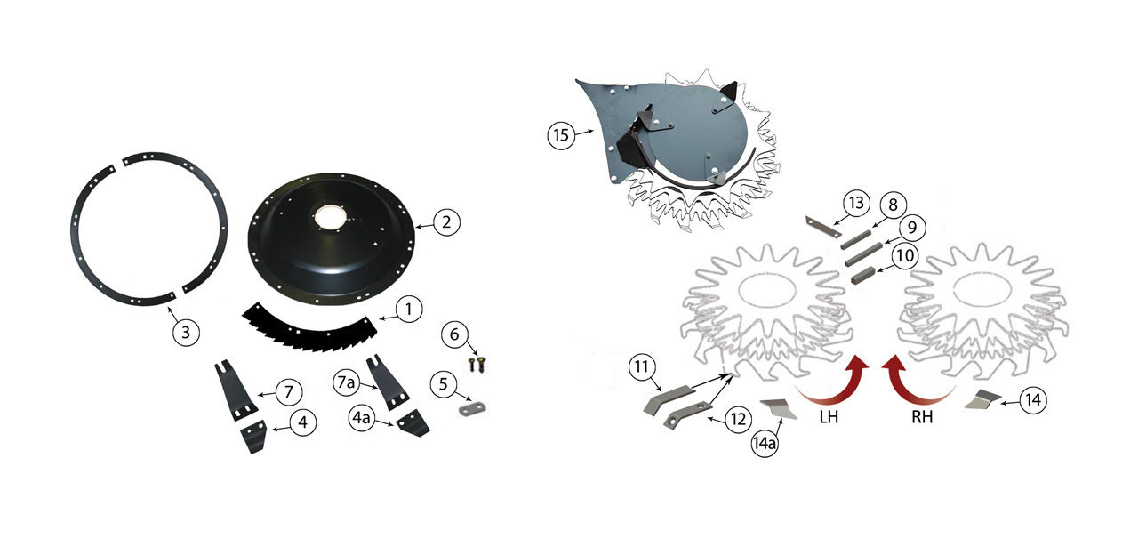 360 375 688 710 Small Drum Rotary Heads