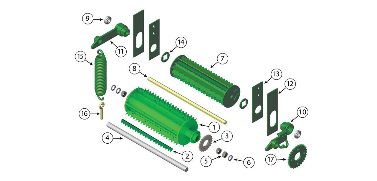 5200-5400-5440-5460-5720-5730-5820-5830-Upper-Feedroll-Assembly