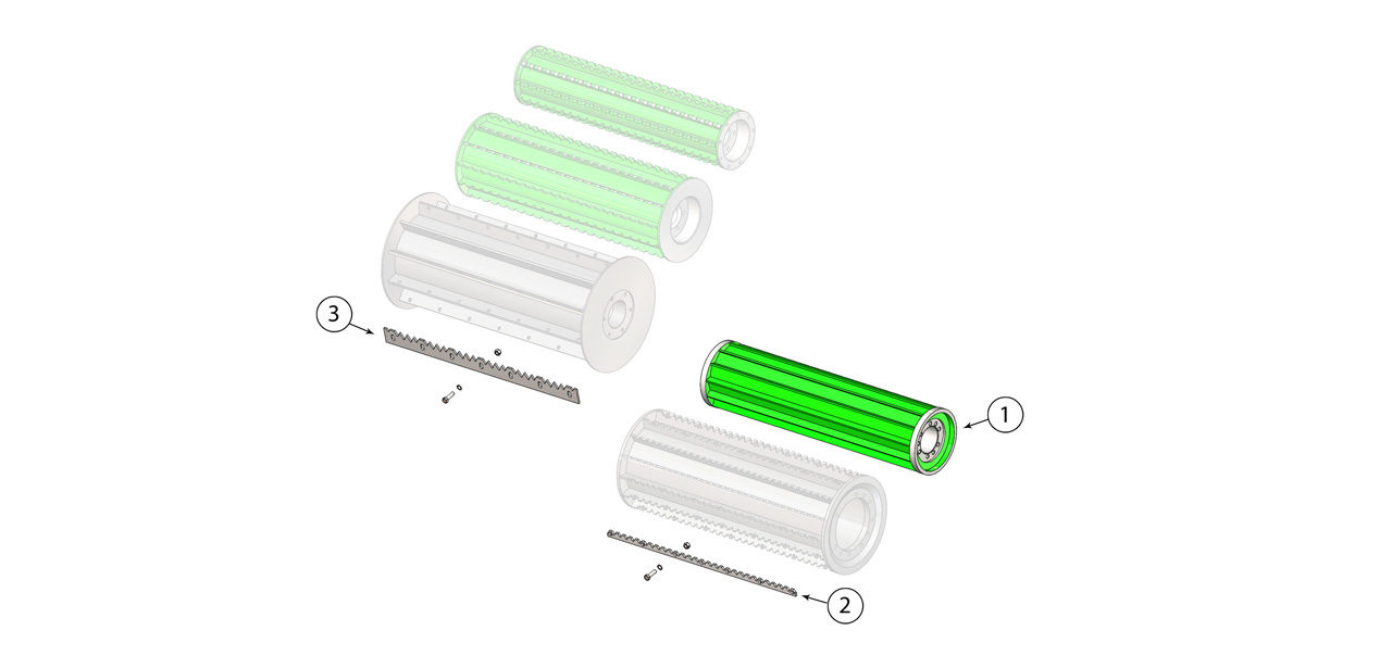 680 680st0 780 780st0 880 1180 Feed Roll Asssembly