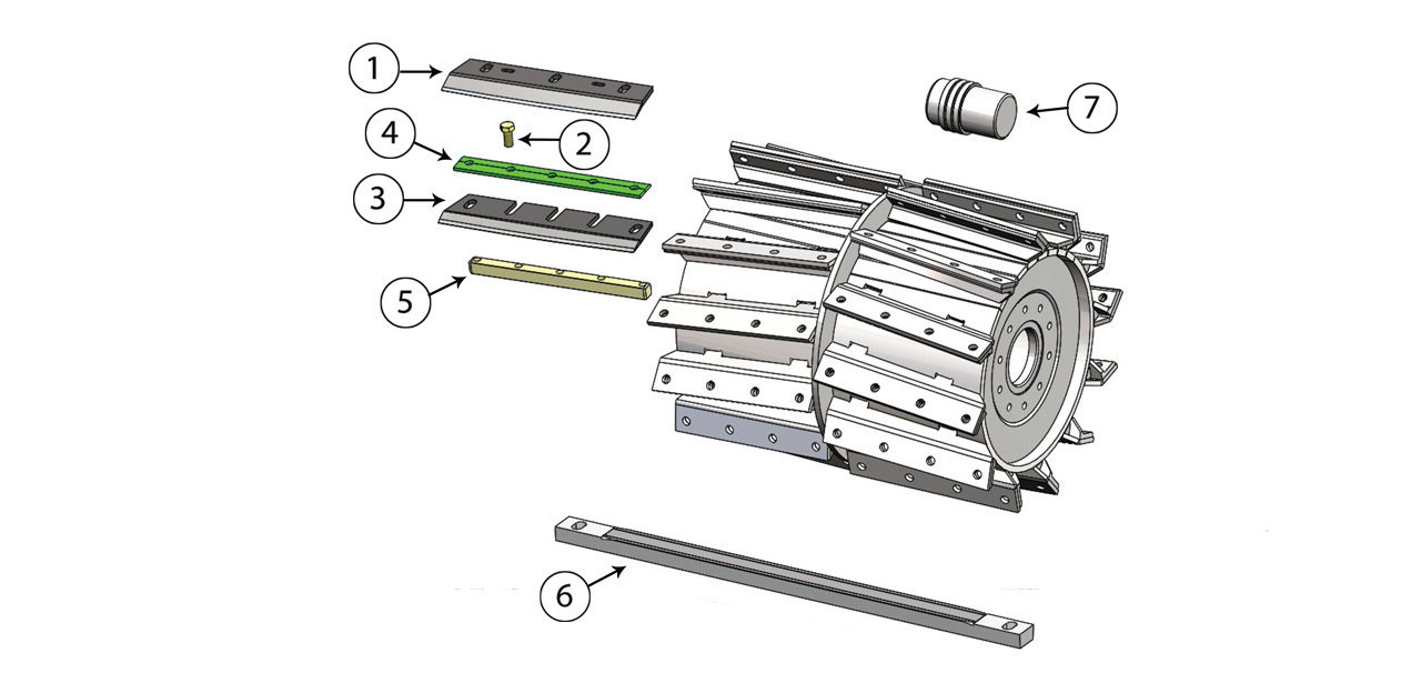 750 C Cutterhead Assembly