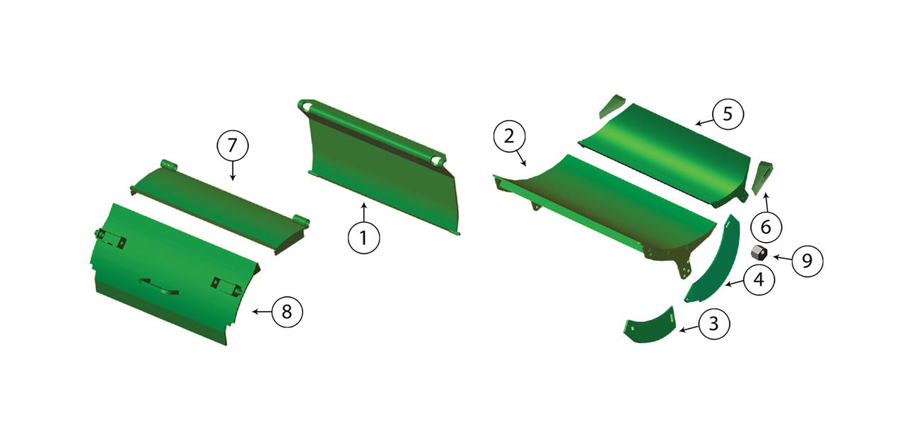 7700-7750-7780-7800-7850-7950-7980-Cutterhead-Door-Assembly