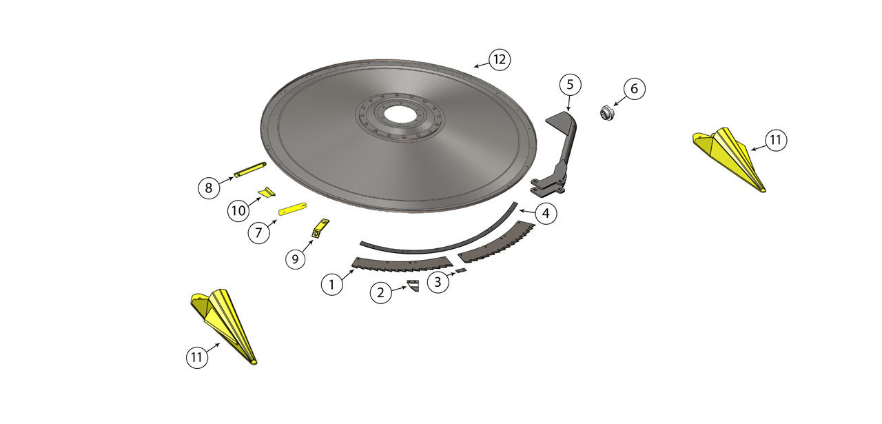 772 Large Drum Rotary Head Assembly