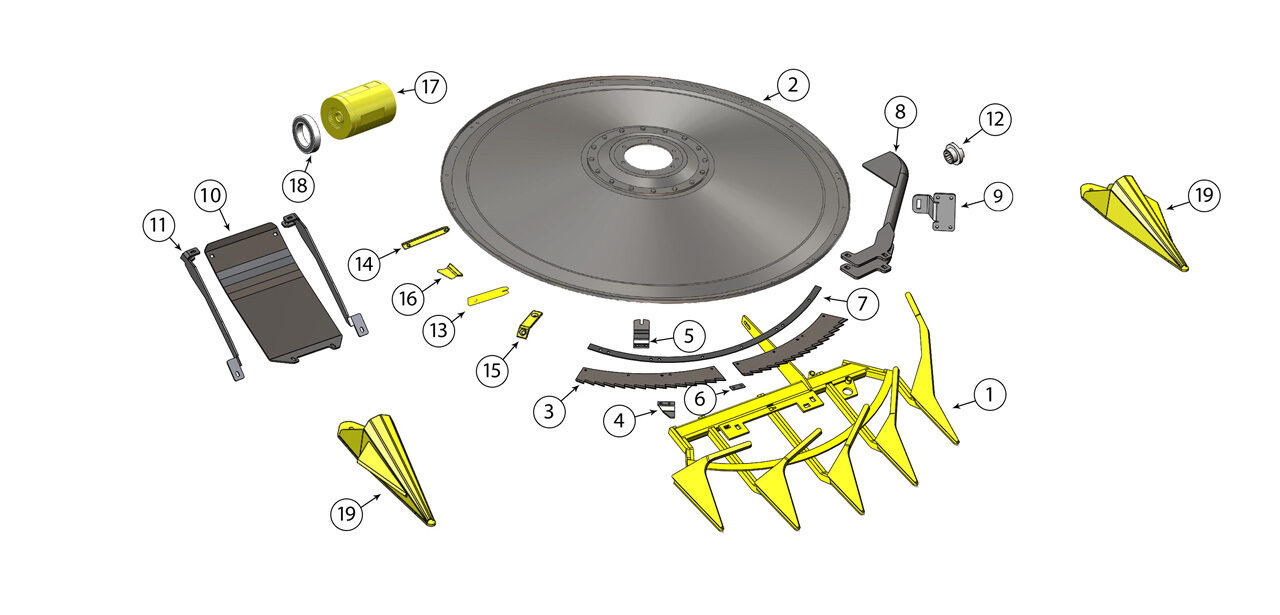 778 Large Drum Rotary Head Assembly