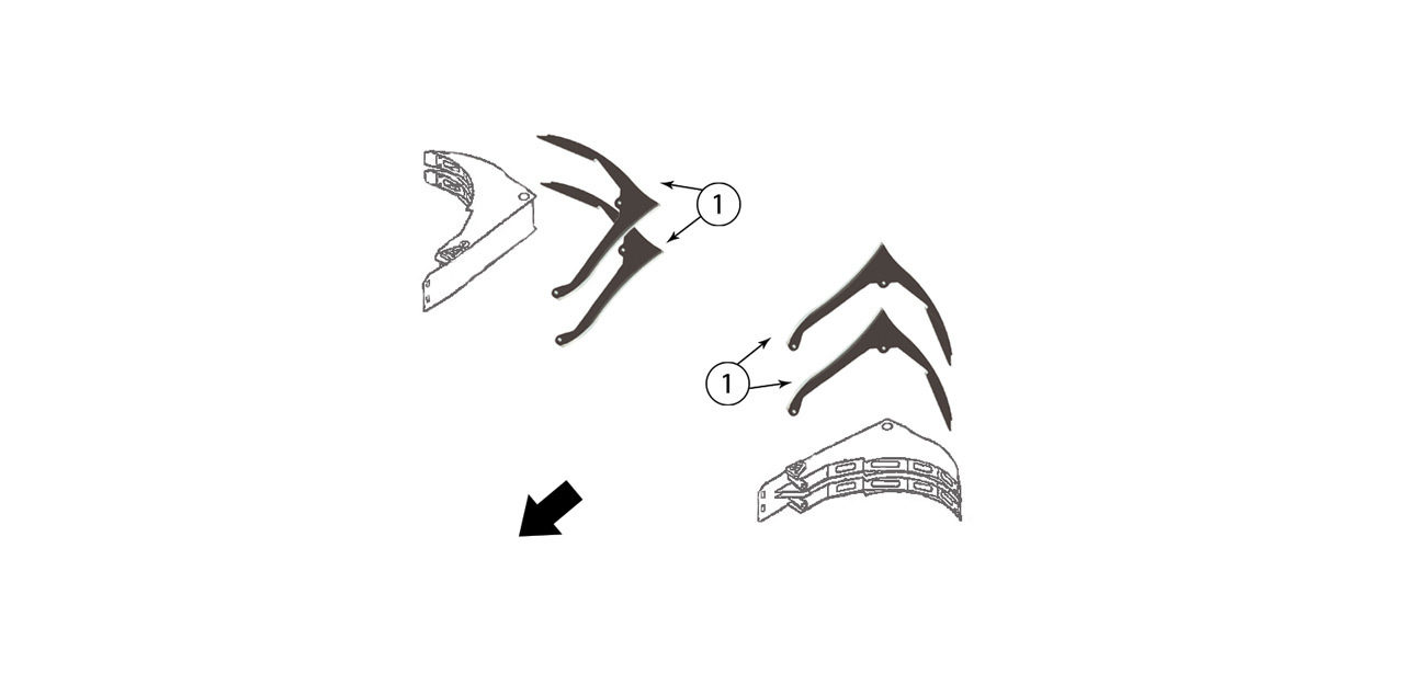 Orbis 750 Stripper Guide Bars