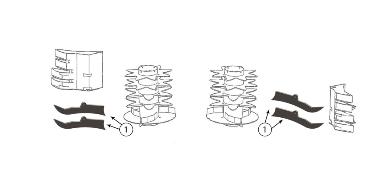Orbis 900 Outside Rail Guide Bars