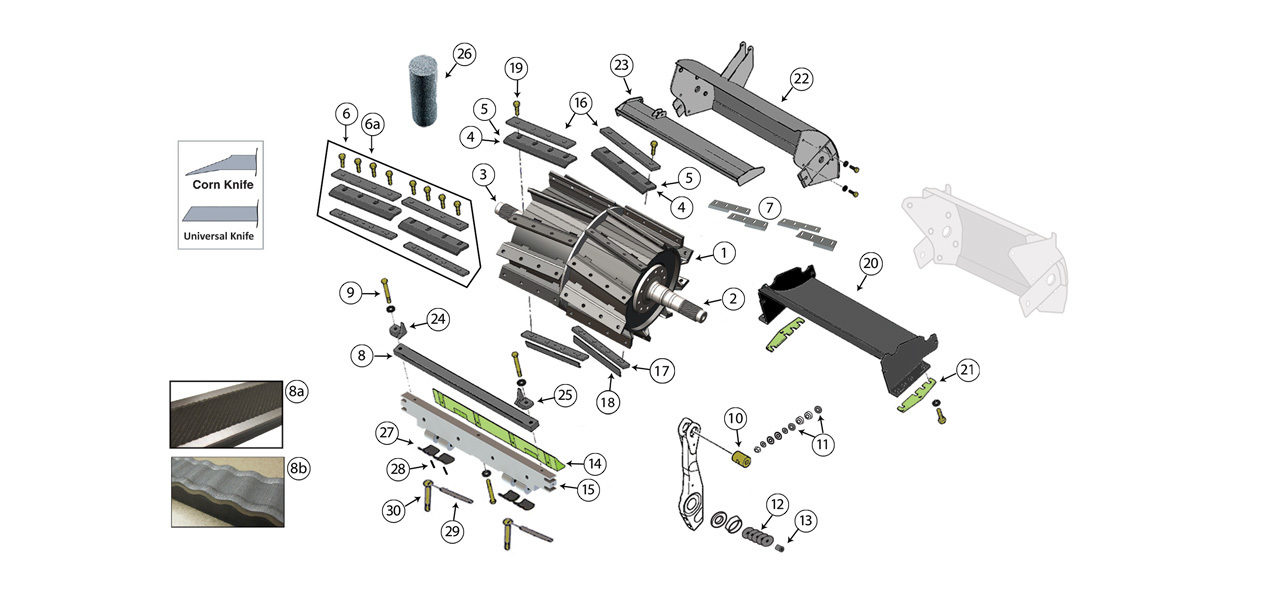 493 Cutterhead Assembly