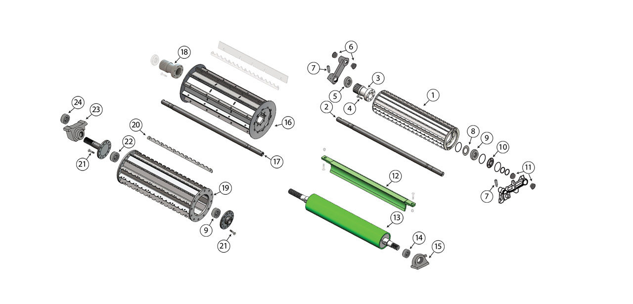 496 Feed Roll Assembly