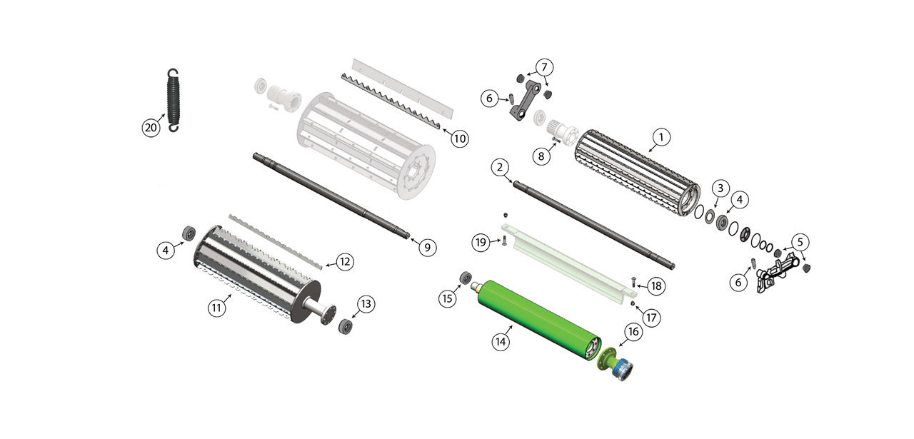 498 Feed Roll Assembly