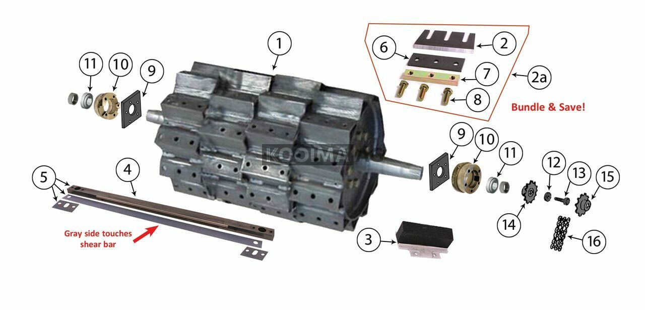 3960 3970 Cutterhead Assembly