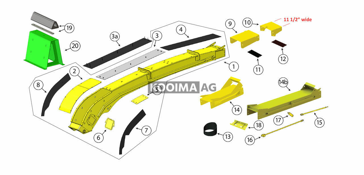 6610-6650-6710-6750-6810-6850-6910-6950-Wide-Low-Arch-250mm-Spout-Assembly