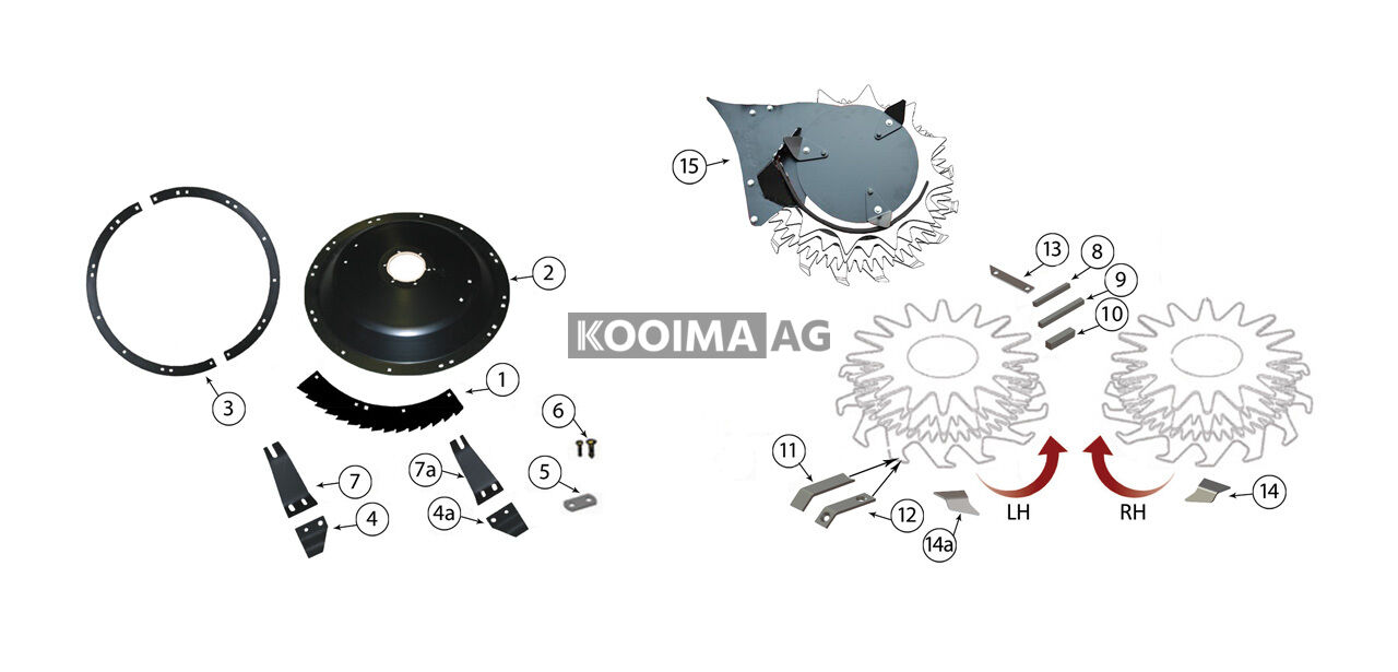 360 375 688 710 Small Drum Rotary Heads