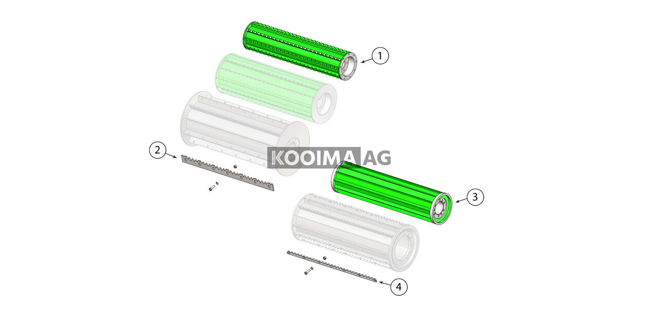 650 800 1000 Feed Roll Asssembly